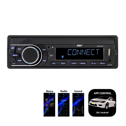 FOUR Mobile 4-MP100BTi Bluetooth radio
